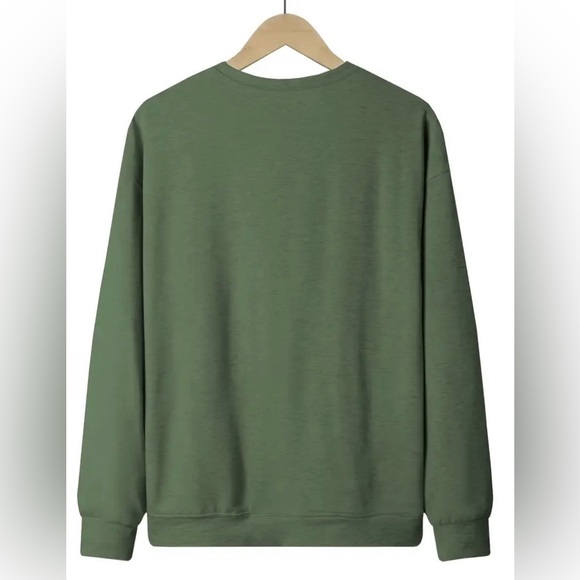 Jesus Loves You Green Crewneck Longsleeve NWOT - Picture 2 of 2